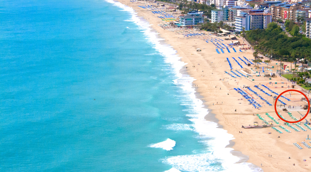 Handicap stranden i Alanya, handicap venlig strand i Alanya, alanyas handicap strand, strand for handicappet, alanyas strand for handicappet