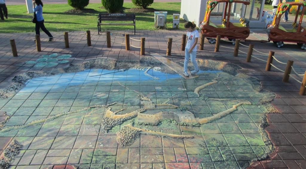 alanyas havn, kunst alanya, 3d maleri alanya, 3d painting alanya, alanya havn, havnen i alanya