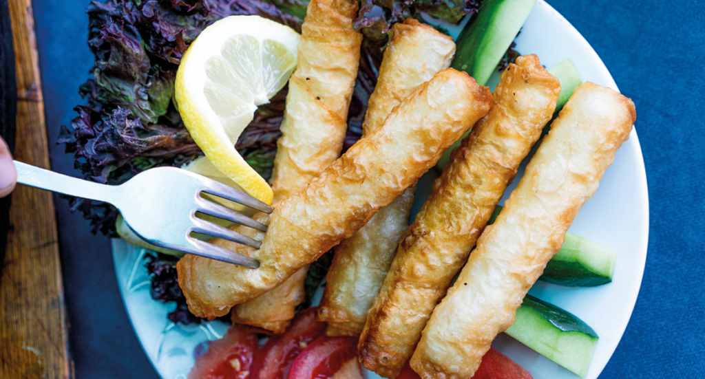 tyrkiske opskrifter, sigara börek, sigara börek opskrift, sagara börek med ost, sigara börek med persille, tyrkiske opskrifter, opskrifter på tyrkisk mad, mad fra Tyrkiet,