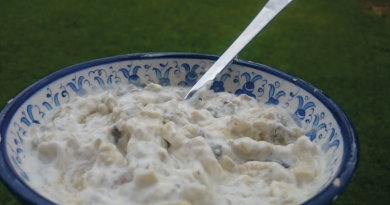 Patlican ezmesi, Auberginesalat med yoghurt, tyrkiske opskrifter,
