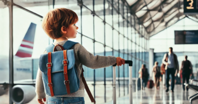 gøre flyrejsen lettere for børnene, lettere rejse med børn, sådan gør du rejsen med børn letter, Guide til flyrejse med børn, Gode råd til flyrejse med børn, Børnefamilie på ferie, børn på flyrejsen, underholdning til flyrejsen