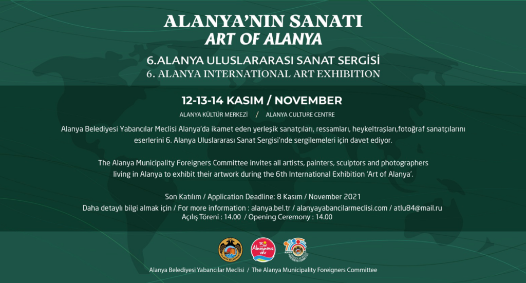 kunst udstilling alanya, alanya kunst udstilling, Begivenheder i Alanya, Alanya begivenheder,