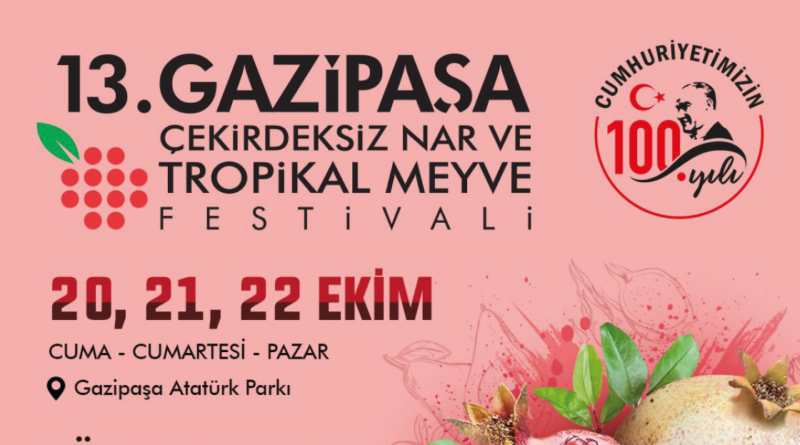 gazipasa granatæble festival, granatæble festival alanya, alanya granatæble festival, gazipasa festival