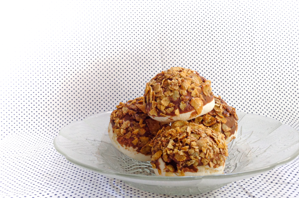 Cornflakes Cookies, Misir gevrekli kurabiye, tyrkiske småkager, opskrifter på tyrkisk mad, tyrkiske desserter, desserter fra Tyrkiet,