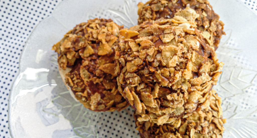 Cornflakes Cookies, Misir gevrekli kurabiye, tyrkiske småkager, opskrifter på tyrkisk mad, tyrkiske desserter, desserter fra Tyrkiet,