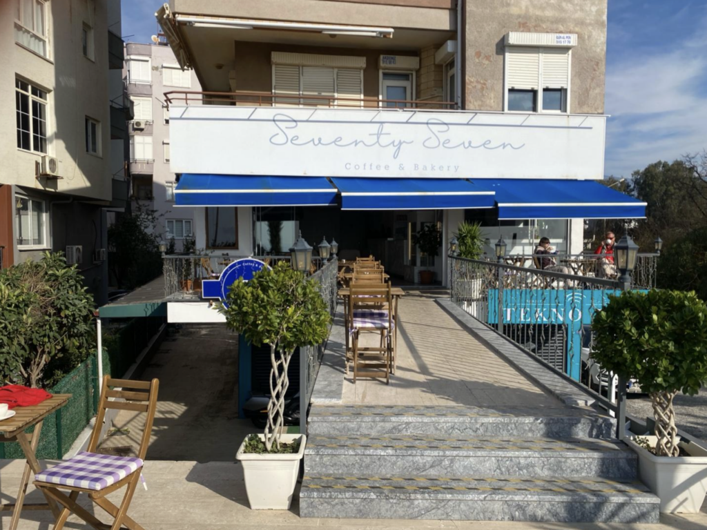 seventy seven, god kaffe, oba, gode kaffebarer alanya, what to do in alanya, seaview