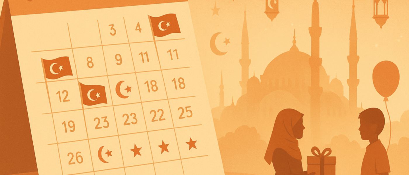 Tyrkiske helligdage 2026, helligdage 2026, tyrkiske helligdage, helligdage Tyrkiet, hvornår har tyrkerne fri, Tyrkiet helligdage, udenlandske helligdage, ramadanen 2026, kurban bayram 2026, Sejrens dag i Tyrkiet, ramadanen 2026, offerfesten 2026, børnenes dag i Tyrkiet, arbejdernes internationale kampdag Tyrkiet